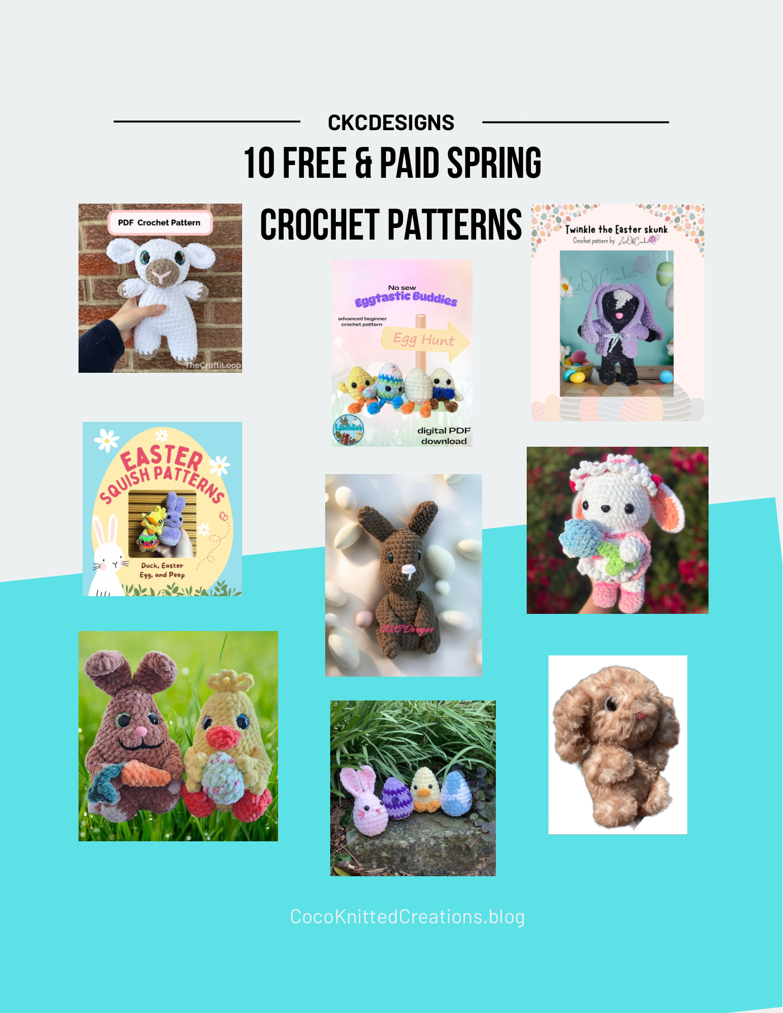 10 Free and Paid Spring Crochet Patterns!!